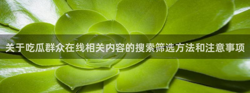 吃瓜网站