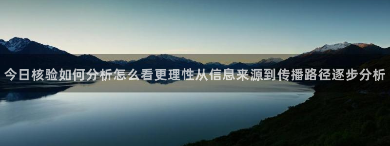 在线吃瓜：今日核验如何分析怎么看更理性从信息来源到传播路径逐步分析